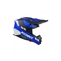 Kask CROSS/ENDURO TRACK GRAPHIC CANDY BLUE MATT Czarny/Niebieski / Biały XXL (63-64cm) Kenny Racing | 251-0303021-5802