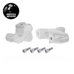 Podwyższenie kierownicy z przesunięciem BMW R 1300 R 32mm, 21mm do tyłu, srebrne | 42456549 00 09