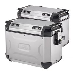 Kufry boczne 2x 48L Monokey Cam Side KVG48A Voyager aluminiowe srebrny Kappa | KVG48APACK2