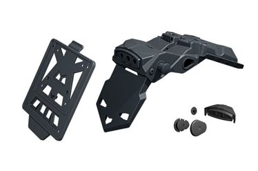 Błotnik tylnego koła (z chlapaczem) regulowany 30/60 st. REVOLUTION Yamaha T7 Tenere 700 Czarny Racetech | PTLEDT7NR24