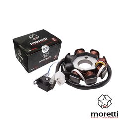 Stator, iskrownik, stoajn alternatora do skutera 4T 50cc Challanger GY6 139QMB, 139QMA Skuter 4T