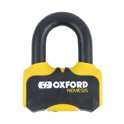 Kłódka na tarczę hamulcową Nemesis 16mm żółty fluo Oxford | LK471