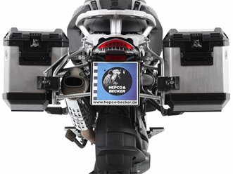 Stelaż kufrów bocznych XplorerCutout + kufry Xplorer BMW R 1200 GS 2004-2013 Hepco Becker | 651637 00 22-00-40