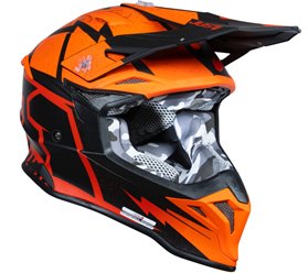 Kask JUST1 J39 POSEIDON black orange red M
