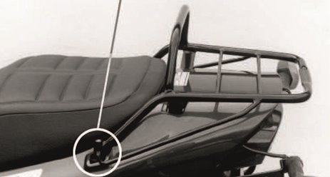 Stelaż pod kufer centralny Yamaha XJ 600 S/N Diversion 1996 - 2003 Hepco Becker | 650488 01 01
