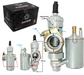 Gaźnik WSK 125 G20, 2T Moretti