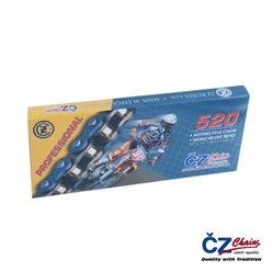 CZ ŁAŃCUCH NAPĘDOWY 520 M (120 OGNIW) MOTOCROSS DO 125 CCM (2T), 250 CCM (4T) (35,0 KN) + ZAPINKA | CZ520M120