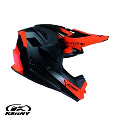 Kask Cross / Enduro Track Graphic Speed Neon Orange pomarańczowy / czarny L Kenny Racing | 261-0303021-5606