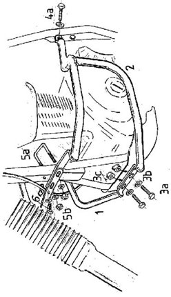Gmole silnika Suzuki DR 650 RS-E-START 1990 - 1996 Hepco Becker | 502302 00 01