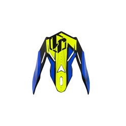 Daszek kasku JUST1 J38 BLADE Black-Yellow-Red-Blue