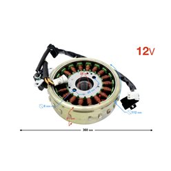 Magneto z iskrownikiem Falcon 125cc na wtrysk E4