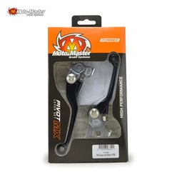 MOTO-MASTER ZESTAW DŹWIGNIA SPRZĘGŁA I HAMULCA (NIEŁAMKI) KUTE KTM/HUSQVARNA/KTM (BREMBO) KOLOR CZARNY