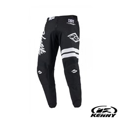 Spodnie cross/enduro Track Dirt Czarny/Biały XL (36) Kenny Racing | 251-6203012-3600