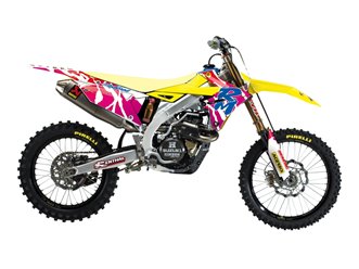 Komplet naklejek/oklein Suzuki RMZ 250, 450 Retro Suzuki BLACKBIRD | E2320AA