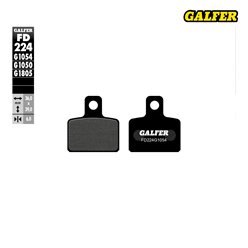 GALFER KLOCKI HAMULCOWE KH351 PÓŁMETALICZNE (TRIAL OSSA , SCORPA , SHERCO , TRS , MONTESA , GAS GAS )