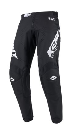 Spodnie Cross/Enduro Kenny Racing Track Raw Black Czarny/Biały S (30) | 251-6203013-30