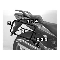 Stelaż kufrów bocznych Lock it Honda CBF 600 S / N 2008 - 2013 Hepco Becker | 650953 00 01