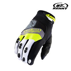 Rękawice cross/enduro Safety Black/Grey/Yellow XXL Kenny Racing | 211-2905011-1246