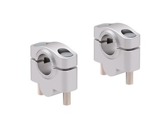 Podwyższenie kierownicy 25 mm srebrne do Kawasaki Z 650 RS 2022 - 2025