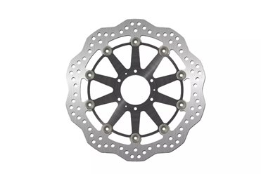 Tarcza hamulcowa przód Honda XL 1000V, VFR Crossrunner 800 (296X62X5MM) (6X6,5MM) PŁYWAJĄCA (ŚRODEK ALUMINIOWY) WAVE | NG1446XG