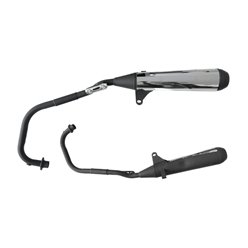 Tłumik srebrny Barton Classic 125 (Euro 5)