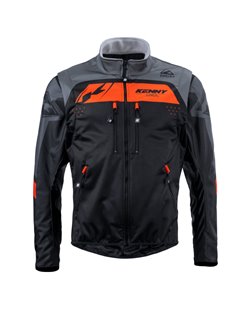 Kenny Racing Kurtka Adventure/Enduro Softshell Black/Orange M | 231-3704010-5548