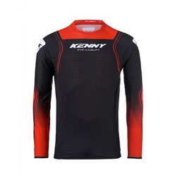 Koszulka cross/enduro Kenny Racing Titanium Red Czarny/Czerwony XL | 251-3301011-5701