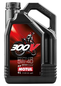 MOTUL Olej silnik 300V 4T FL ROAD RACING 5W40 4L syntetyczny | MU101343