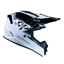 Kask Cross/Enduro Track Graphic Focus Black czarny/biały XL Kenny Racing | 261-0303021-5733