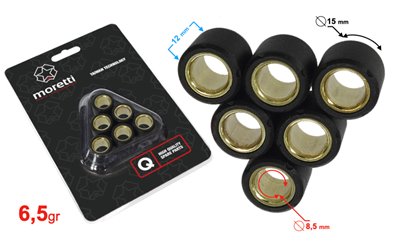 Rolki wariatora (6.5gr) do skutera 2T