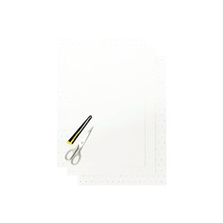 Naklejki (Folia CRYSTALL 0,4 MM, perforowana, 3 x arkusz 47X33CM) Blackbird | E5052/10