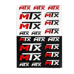 Naklejki logo (arkusz) MTX PARTS | MTXLOGOSTICKER