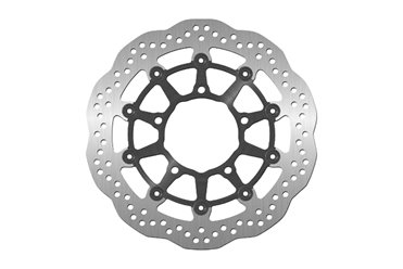 Tarcza hamulcowa przód Suzuki GSXR 600/750/1000, VZR 1800, VLZ 1800 (310x100x5,0mm) (5x10,5mm) Wave pływająca | NG1041X