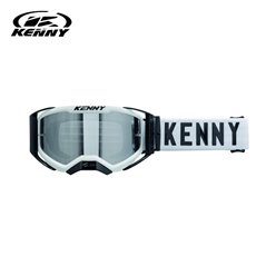 Kenny Racing Gogle Performance EVO 2 White Clear Lens biały/czarny | 261-0702011-00