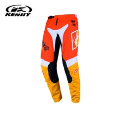 Spodnie cross/enduro Force Beach Dust Orange/Biały L (34) Kenny Racing | 261-6104013-3406