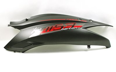 Obudowa tylna lewa czarno-czerwona Barton Falcon 50 Barton Falcon 125 2
