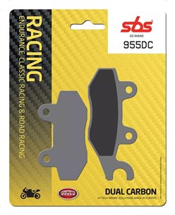 Klocki hamulcowe KH197 RACING DUAL CARBON Kawasaki EX 400 Ninja, EX 250R Ninja | 955DC