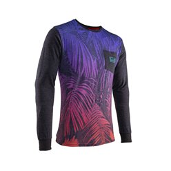 Bluzka Premium Long Shirt Jungle kolor Grafitowy/Niebieski / Pomarańczowy rozmiar L (casual) Leatt | 5024400422