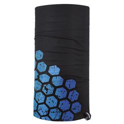 Kołnierz wielofunkcyjny wiatroodporny Comfy Hex 3 sztuki czarny/niebieski Oxford | NW140