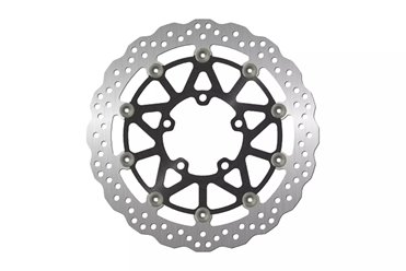 Tarcza hamulcowa przód Kawasaki Z1000/ZZR1400 (310X80X5,5MM) (5X10,5MM) WAVE PŁYWAJĄCA (ŚRODEK ALUMINIOWY) | NG1633XG