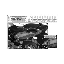Stelaż pod sakwy Honda CBF 500/600/1000 Kappa | TK218