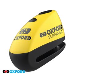 Blokada tarczy hamulcowej z alarmem Screamer XA7 trzpień 7mm czarny/żółty fluo Oxford | LK290