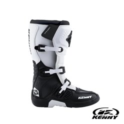 Buty Cross/Enduro Track BLACK/WHITE 45 Kenny Racing | 221-7103010-4533