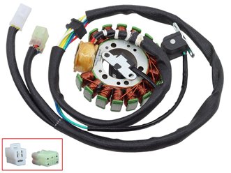 Uzwojenie alternatora stator Yamaha YFM 350 Wolverine Bronco | AC-01958
