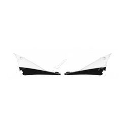 Łącznik osłon chłodnicy Yamaha YZF 450 biały/czarny Racetech | YA04827046RT