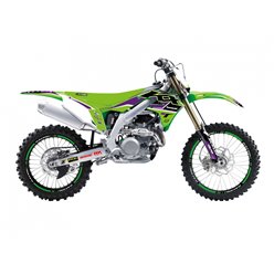Komplet naklejek Kawasaki KX 250F, KX 450F DREAM 5 Zielony czarny Blackbird | E2425AB