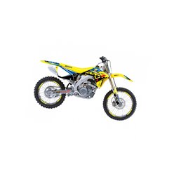 BLACKBIRD KOMPLET NAKLEJEK (OKLEIN) SUZUKI RMZ 450 2005-2007 DREAM 5 KOLOR NIEBIESKI ŻÓŁTY CZARNY