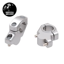 Podwyższenie kierownicy z przesunięciem Zontes 125-C2 30mm w górę, 21mm w tył, srebrne | 42407693 00 09