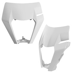 Osłona lampy przód KTM EXC/EXC-F/XC-W/XCF-W Biały Polisport | 8666800001
