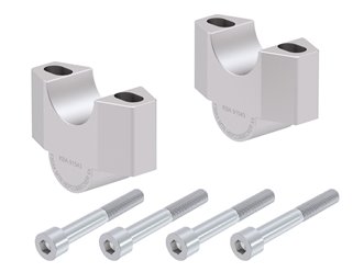 Podwyższenie kierownicy 30 mm srebrne Honda X-ADV 2025-2026 Hepco & Becker | 42359555 30 09